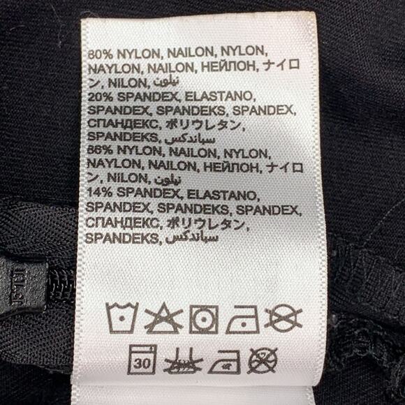 Bebe Mid Rise Fitted Pants Size 4 Wide Waistband with Hook & Eye Detail - Picture 13 of 13